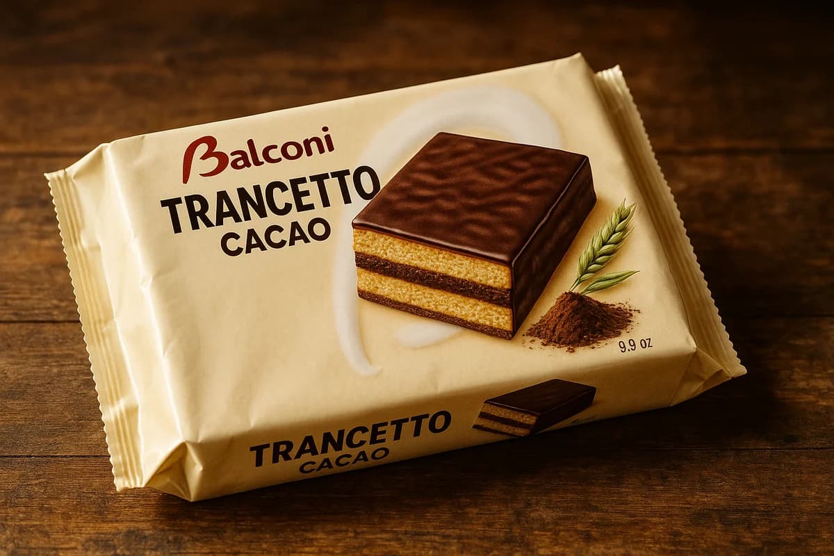 Balconi Trancetto Cacao snack cake deal at Roj Market in Lincoln, Nebraska.