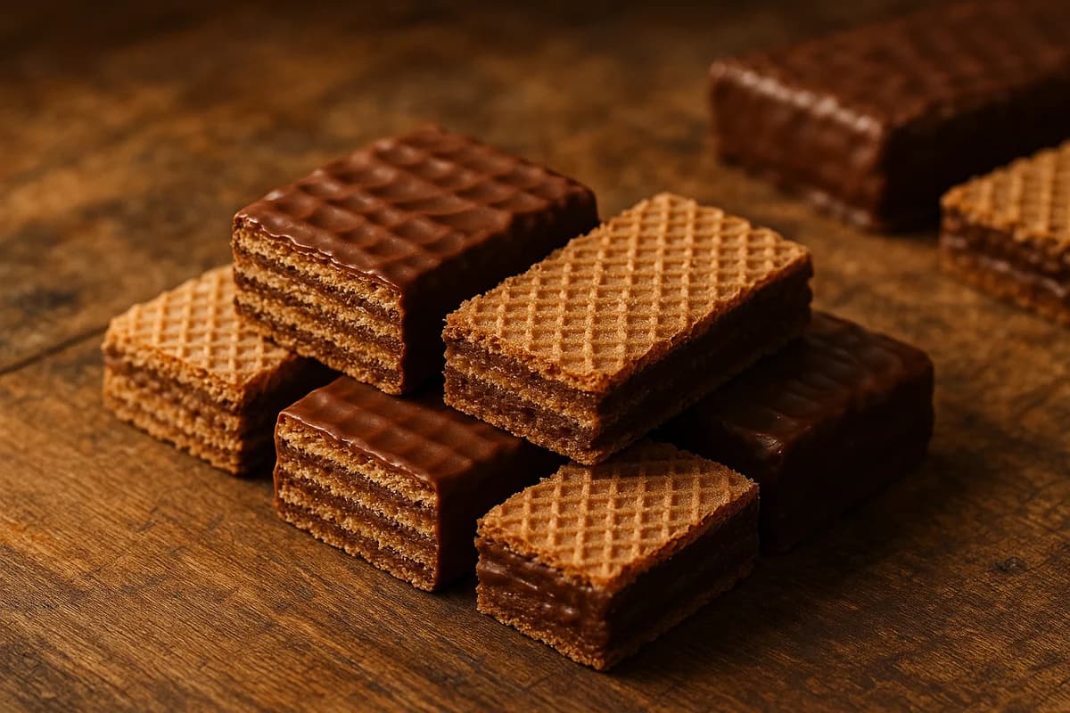 Loacker Chocolate wafer deal at Roj Market in Lincoln, Nebraska.